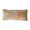 Hello Honey® 36" Pink, Yellow & Cream Wool Shag Lumbar Pillow
